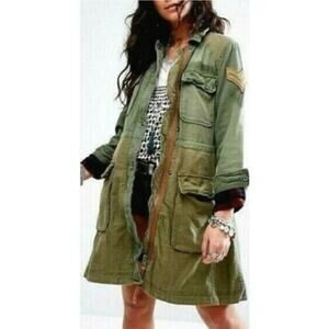 Free People Boho Parka Anorak Coat Jacket